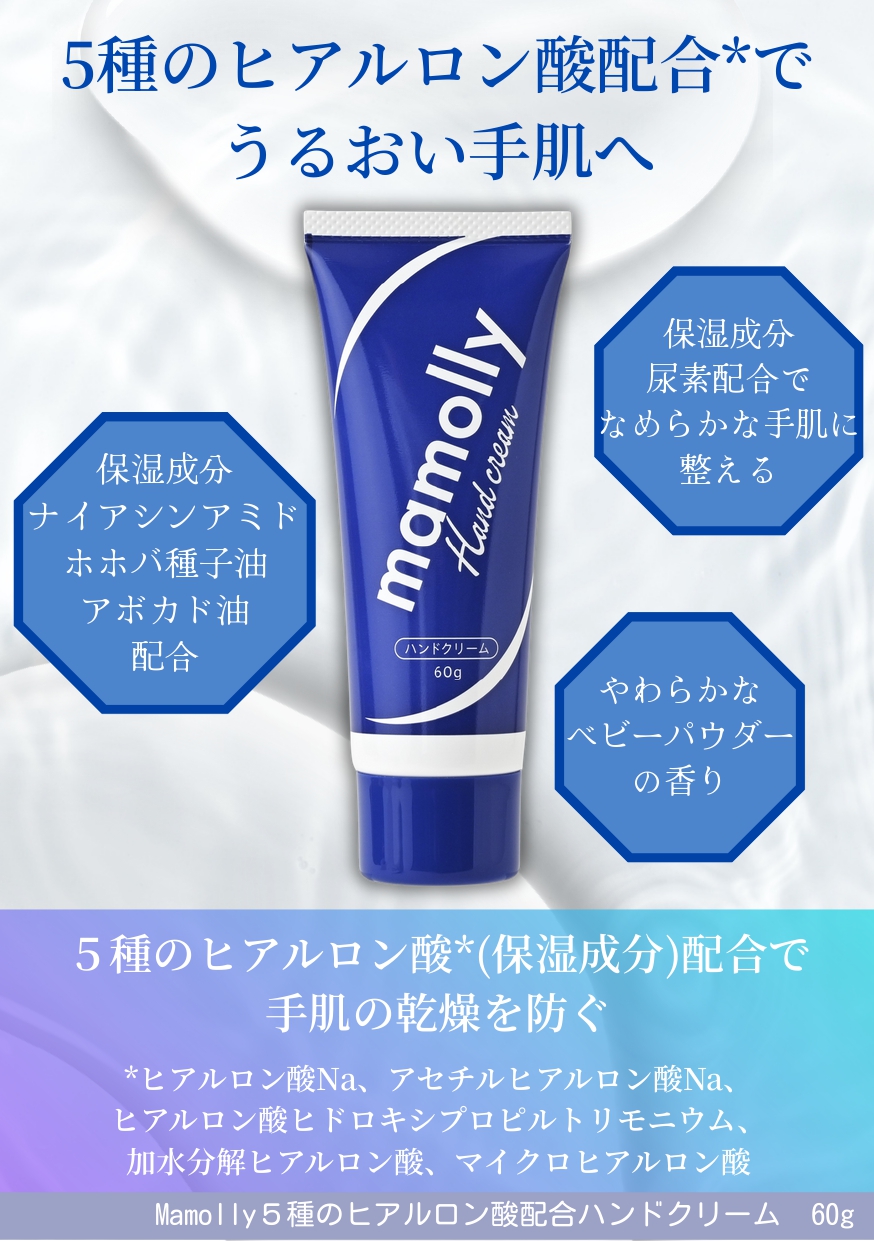 Mamolly5種のヒアルロン酸配合ハンドクリームA5POP_page-0001